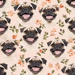 a very cute dog with its tongue out