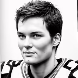 an image of a man with a pixie hairstyle