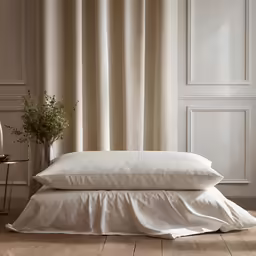 two white sheets are stacked on top of each other