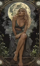 a woman that is sitting down on the ground