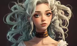 a very cute close up of a very pretty girl with long hair