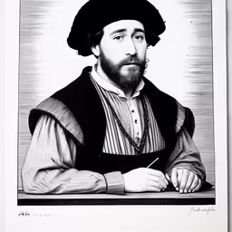 a black and white portrait of shakespeare henry wadding
