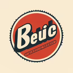 an image of beric logo with a bike
