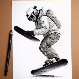 the skateboarder is coming off of his board