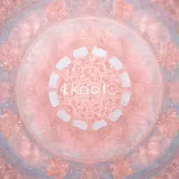 an unusual looking image has the word krealo written in pink