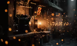 a black machine that has been blown out
