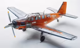 an airplane model on a white background