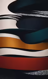 multiple colored streamers coming out of a wall