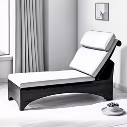 a very nice looking daybed in the corner of a room