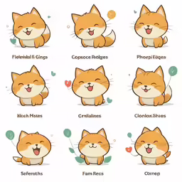 cartoon kitten expressions and how to learn them
