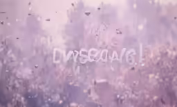 someone written their name on an unfocused window