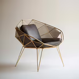 a chair that has been designed to look like a diamond