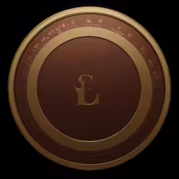 a clock with the letter f in it