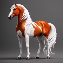 the toy horse is in the shape of a horse