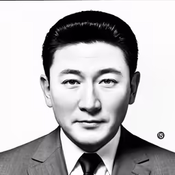 a man in suit and tie poses for a photograph