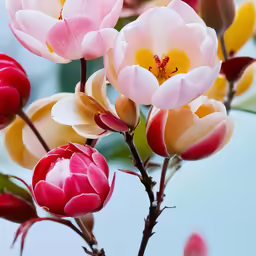 a bush full of flowers in the sunlight