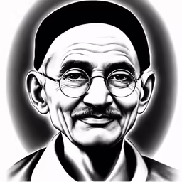 a drawing of a man wearing glasses and a hat