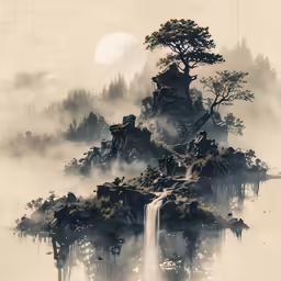 there is a drawing on the front of this picture