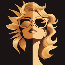 an image of a woman wearing sun glasses