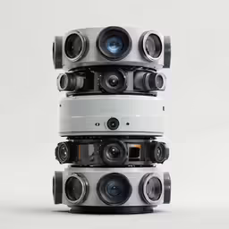 different angles of different camera types