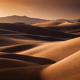 a very large wide expanse of desert sand
