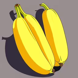 a close up of a group of bananas in a cutout
