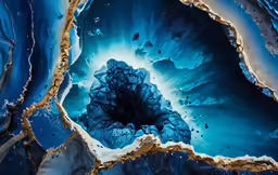 an image of a liquid swirling in blue