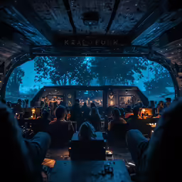 a restaurant filled with lots of people dining