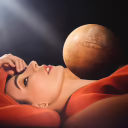 an artistic photo of a woman laying down