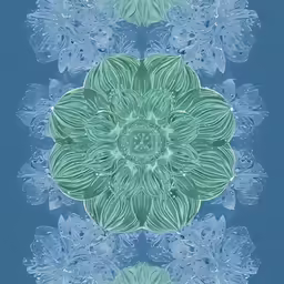 an image of the inside of a flower with water droplets