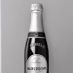 a very nice bottle of wine sitting on a shelf