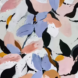this is a picture of some pink and blue shapes