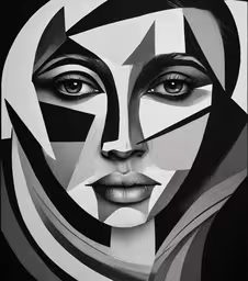 the woman has her eyes open while she is painted,a woman