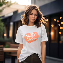 a woman is wearing a t - shirt that reads philadelphia