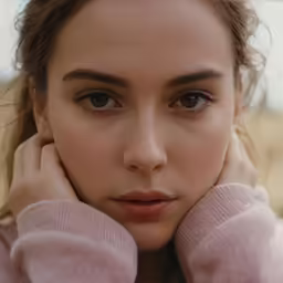 a close up of a person with a hat on