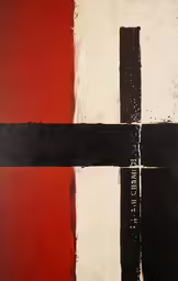 a piece of artwork is displayed in a gallery
