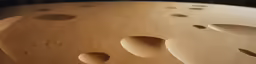 a close up view of the side of a large white vase with holes in it