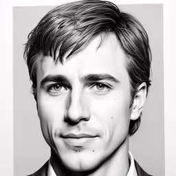 a portrait photograph of a man wearing a tie