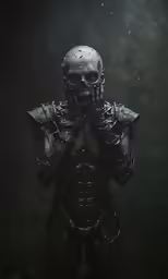 the man in metal gear is standing alone