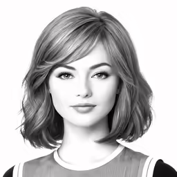 a woman is posing for a black and white photo