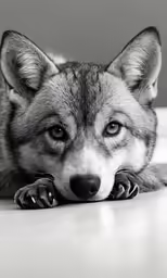 an animal that is laying on a table