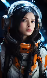 an image of a girl wearing a space suit