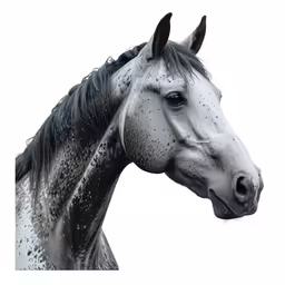 there is a close up picture of a horse