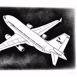 a large air plane flying in the sky