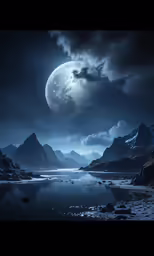 there is a night that is very bright