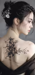 an image of a woman with a tattoo on her back
