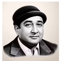 an image of an indian man wearing a hat