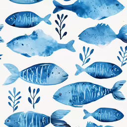 this watercolor fish is a fun way to get creative on a paper