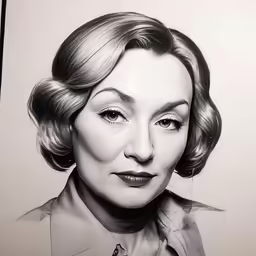 a woman in a business suit has her eyes wide open
