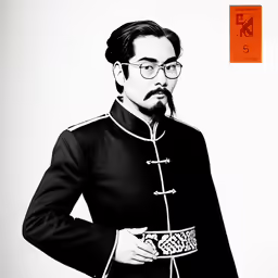 man dressed in uniform poses for a portrait